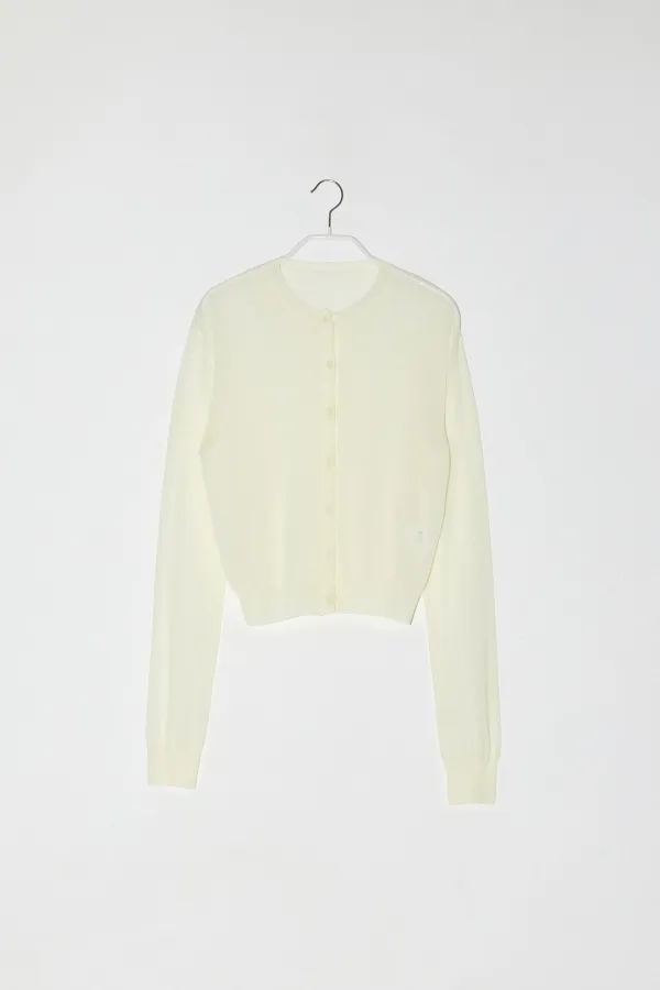 CLASSIC SHEER CARDIGAN - CREAM