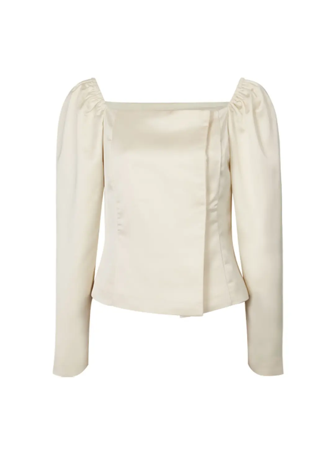 루루서울 Glow Square Neck Blouse (Cream) 상품 이미지 3