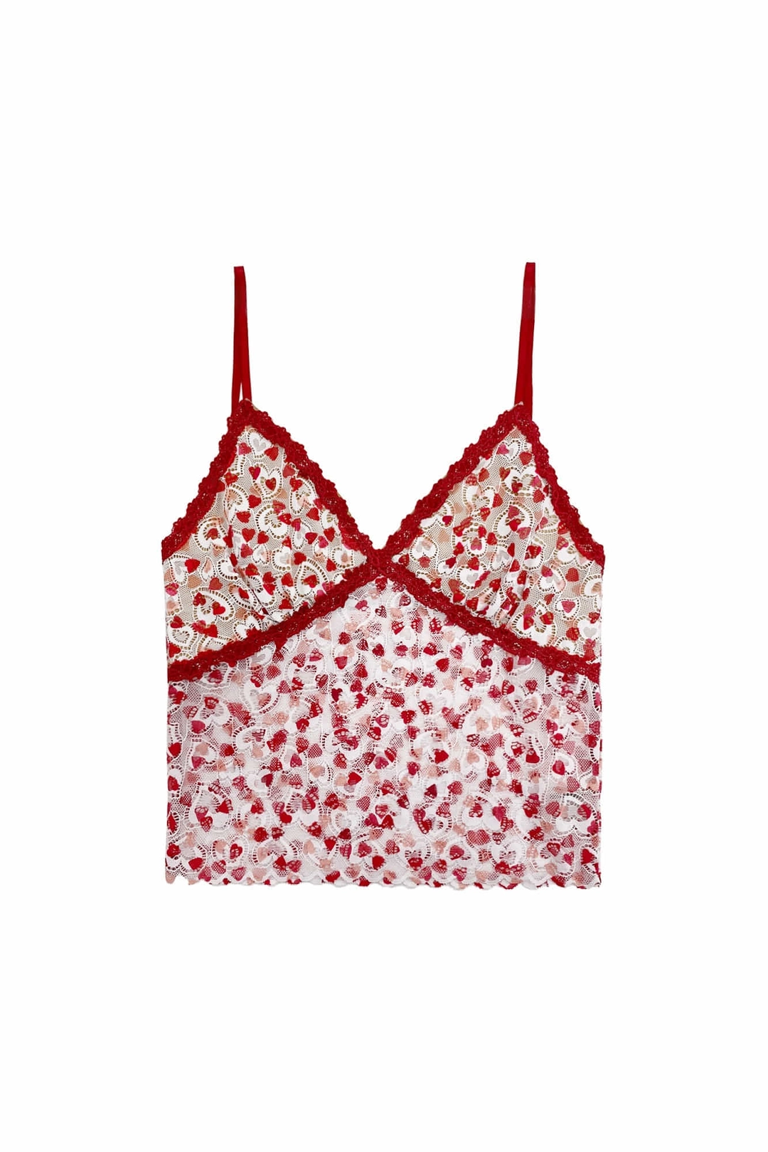 투머치택스 HEART LACE CAMI TOP 상품 이미지 1