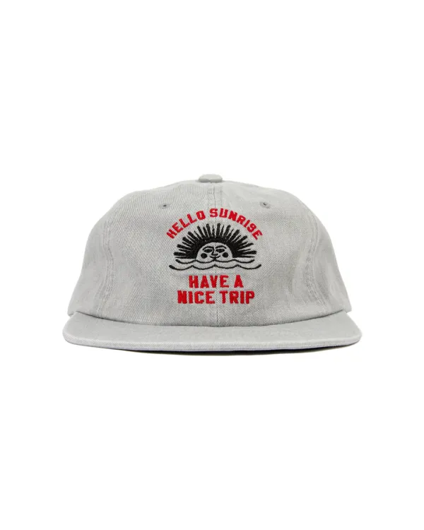 VTG Arch Logo Relaxed Fit 6P Cap_Light Gray