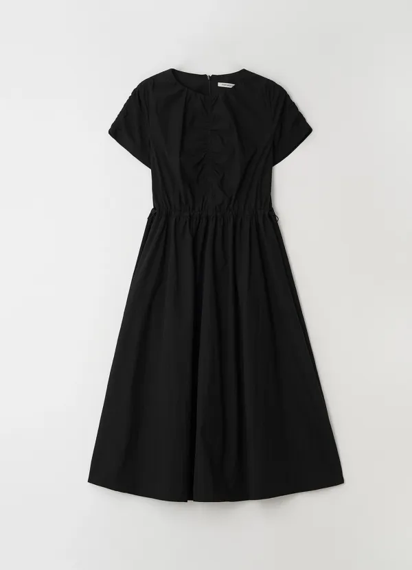 Half sleeve string one-piece_BLACK