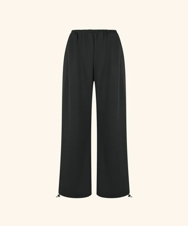 [9/22 11:00am Coming soon] Letters Muse Wide-Leg Sweatpants (Charcoal)