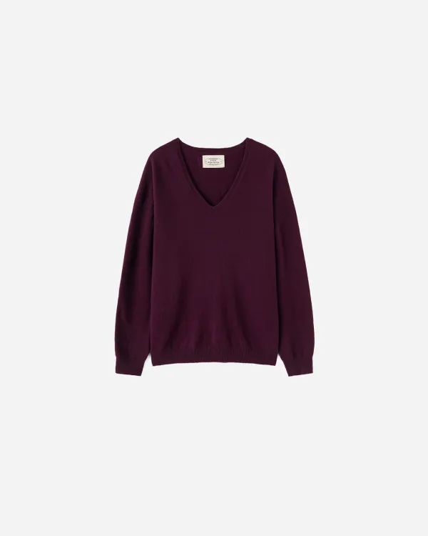 Lei Wool V-neck Knit