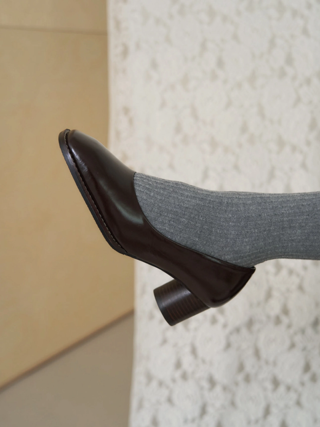 러브듀이 WELT pumps / 브라운 상품 이미지 2