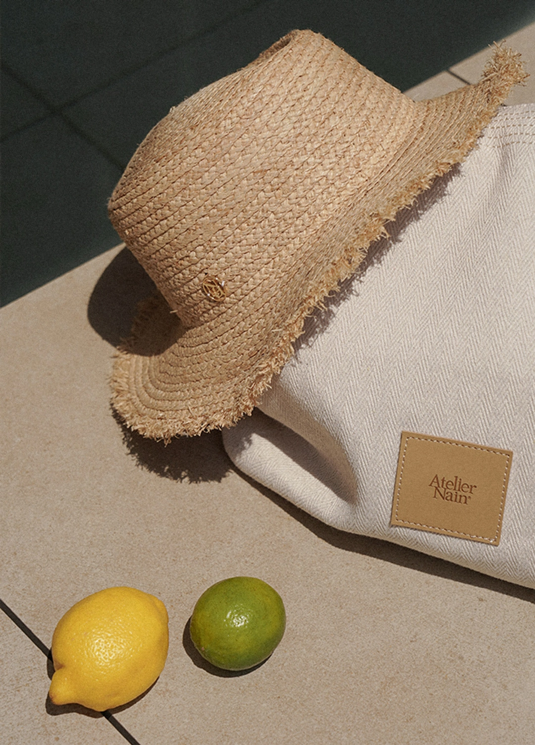 아뜰리에 나인 (HA-0049)SUMMER CLASSIC LOGO HAT 상품 이미지 3