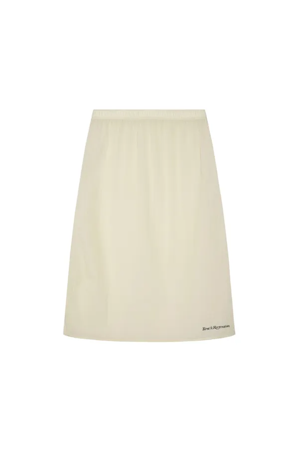 SEE-THROUGH SKIRT - IVORY
