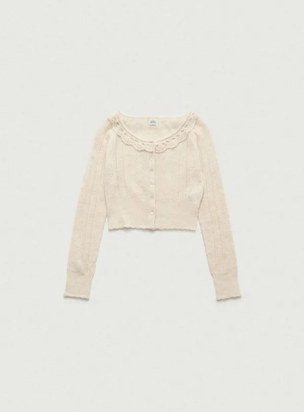 Aveline Frill Knit Cardigan