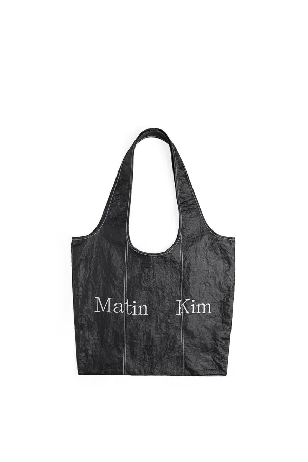 MATIN LINE STITCH ECOBAG IN BLACK