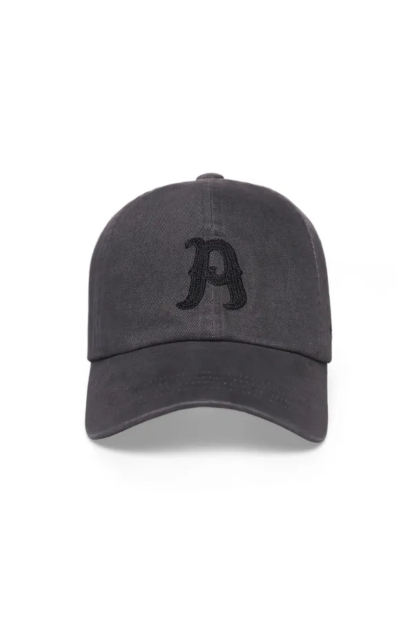 MATIN INITIAL BALL CAP IN CHARCOAL