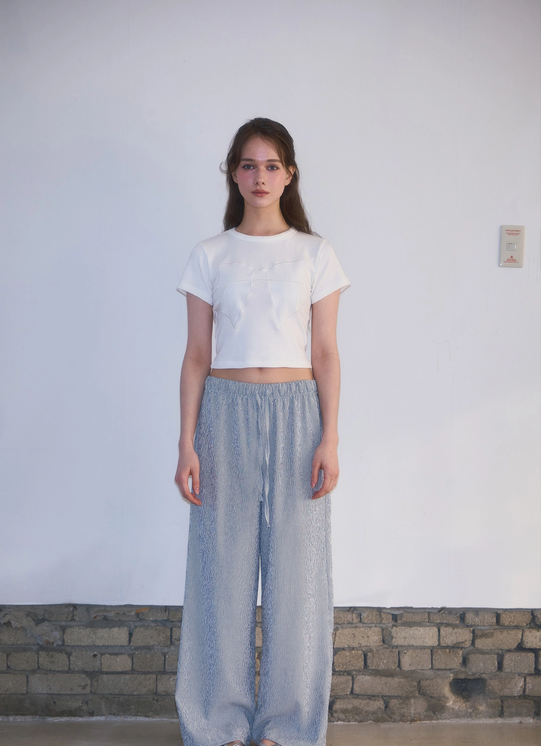 로제프란츠 Lace Ribbon T-shirt [White] 상품 이미지 2