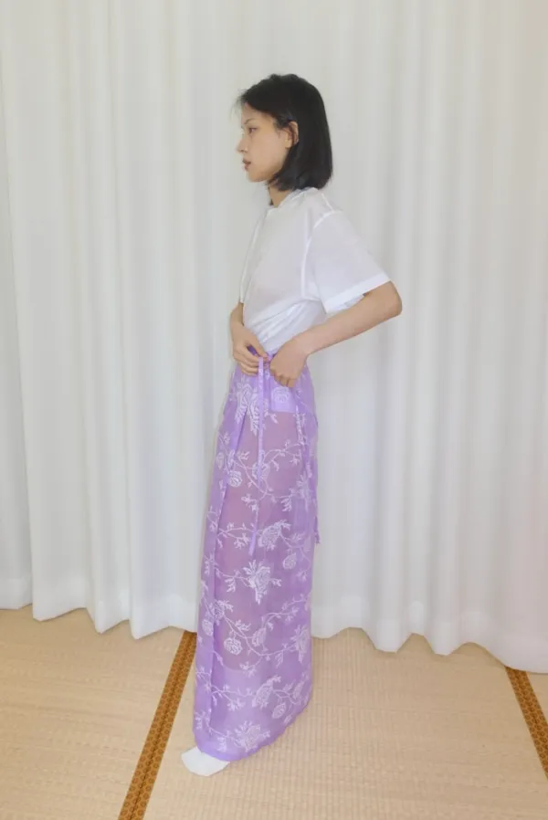 Chandra Wrap Skirt_Purple