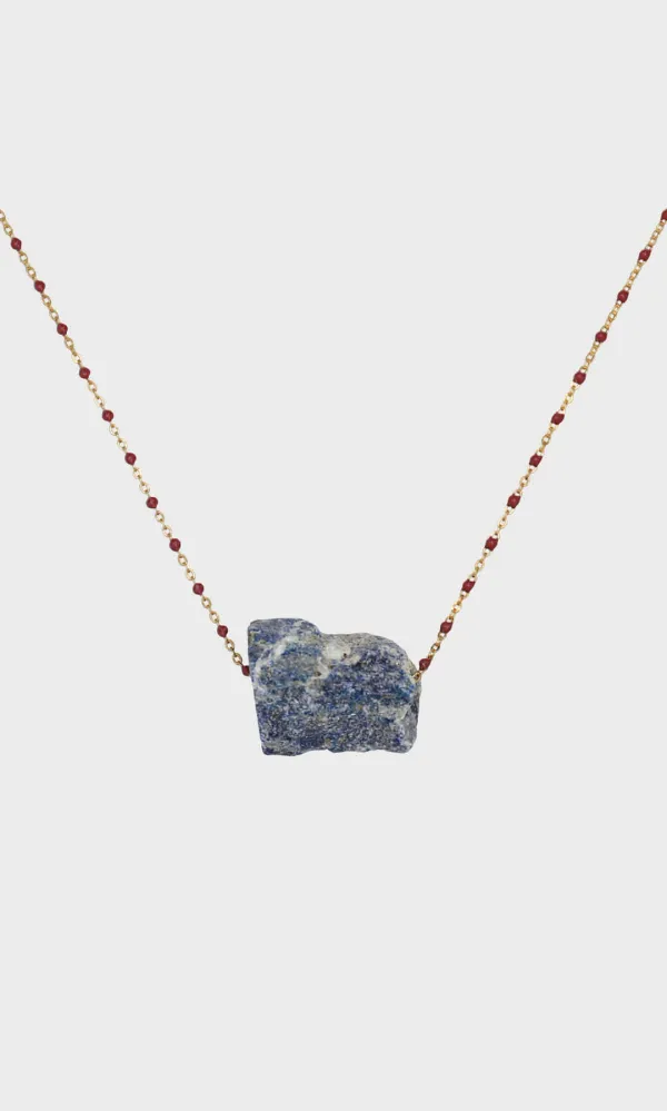 Moonstone Necklace_Aqua Blue