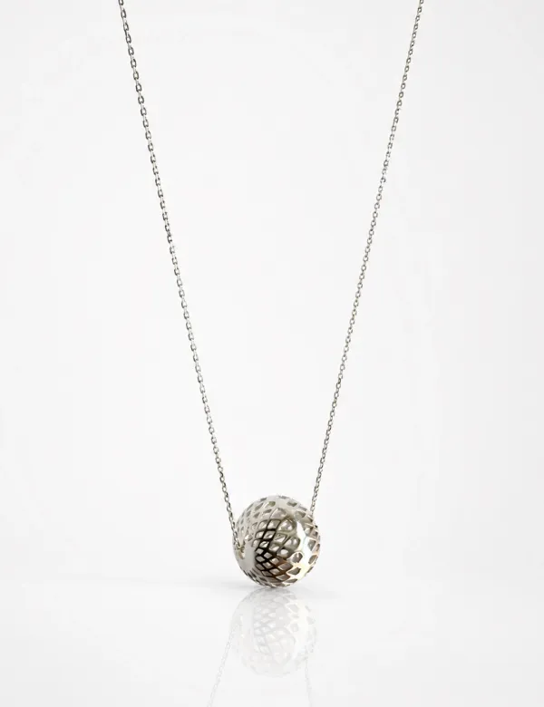 Open Sphere Long Necklace