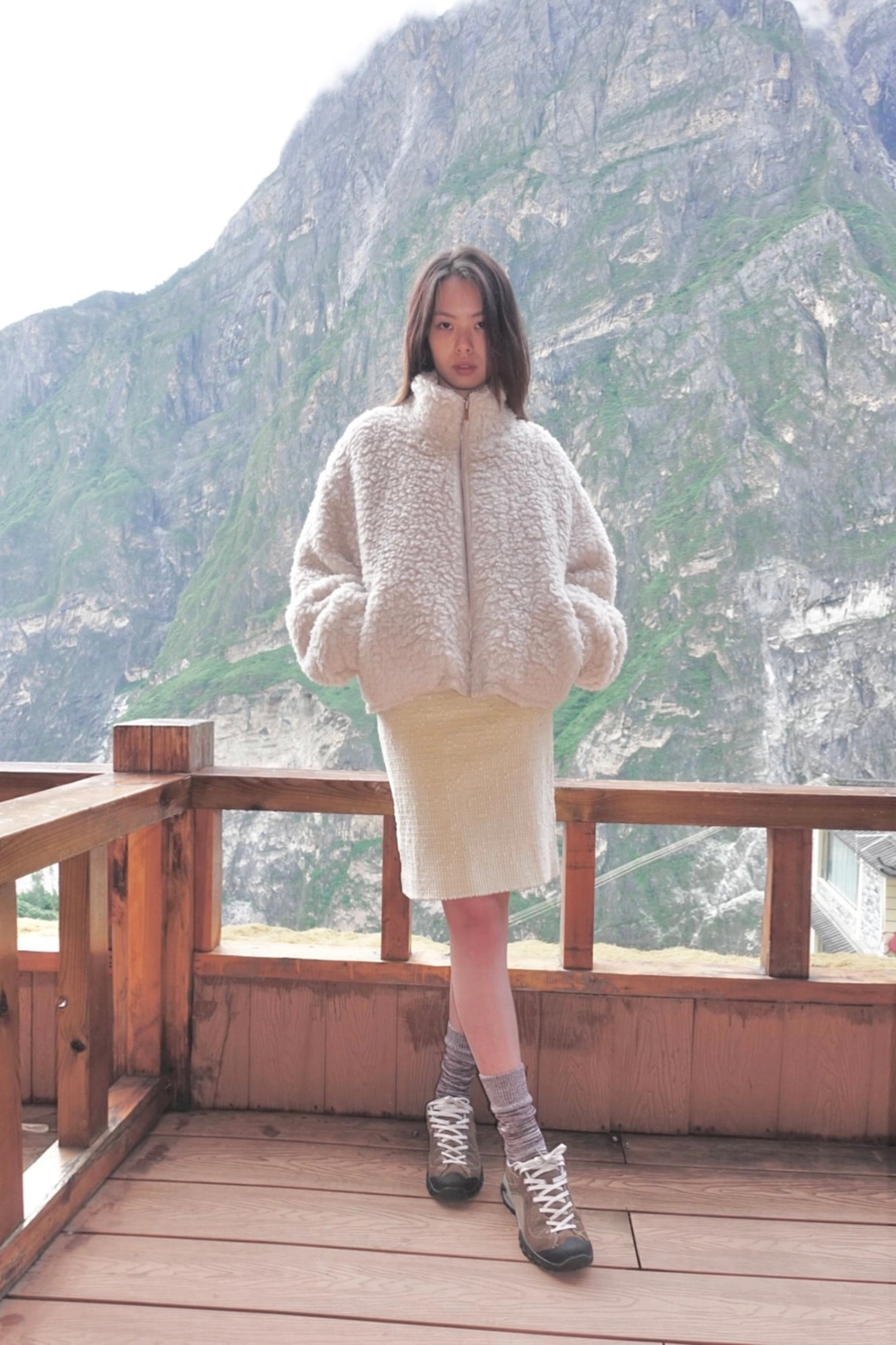 누아누 Sacha Skirt_Beige 상품 이미지 2