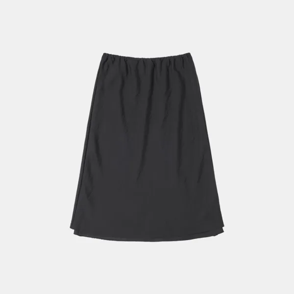 SIST9050 실키 브리즈 밴딩 스커트_Black
