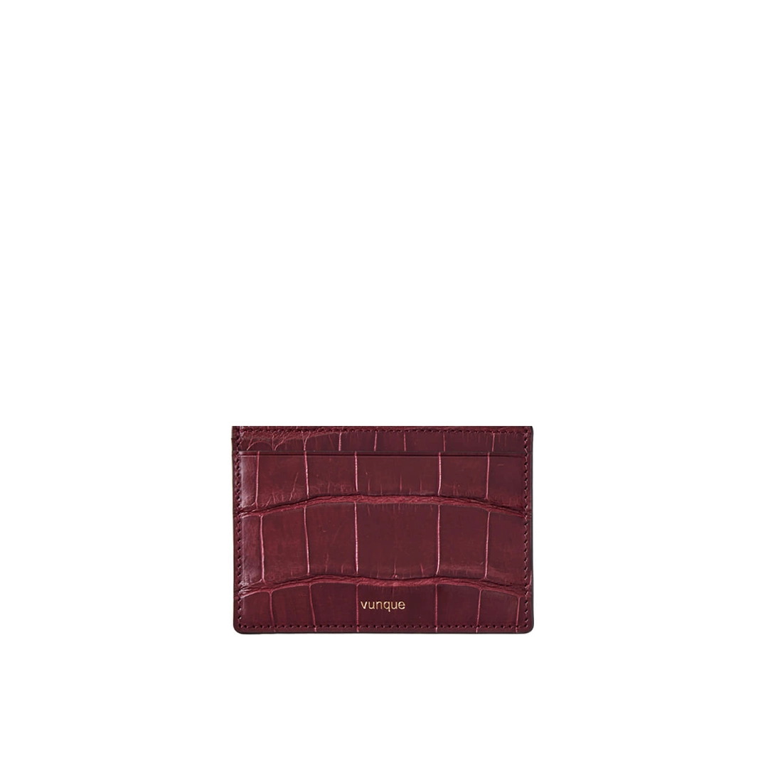 분크 Ecllat Perfec Slim Card Holder (에끌라 퍼펙 슬림 카드 홀더) Burgundy 상품 이미지 1
