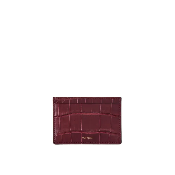 Ecllat Perfec Slim Card Holder (에끌라 퍼펙 슬림 카드 홀더) Burgundy