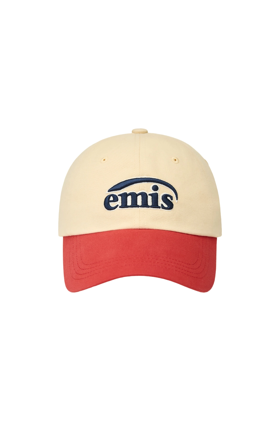 이미스 DUO LOGO TWO TONE BALL CAP-BEIGE 상품 이미지 1