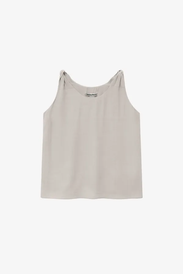 드뮤어 슬리브리스 탑 BEIGE