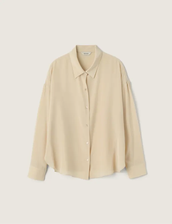 Jane Silk Shirt (Beige)