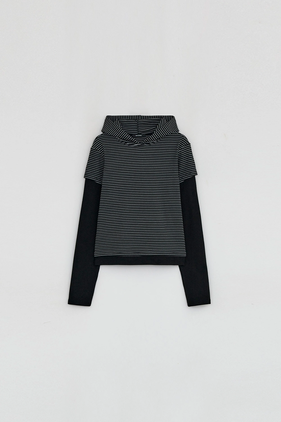 다이애그널 STRIPE HOODIE LAYERED TEE 상품 이미지 3