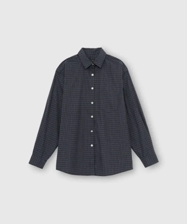 Check shirt (Blue)