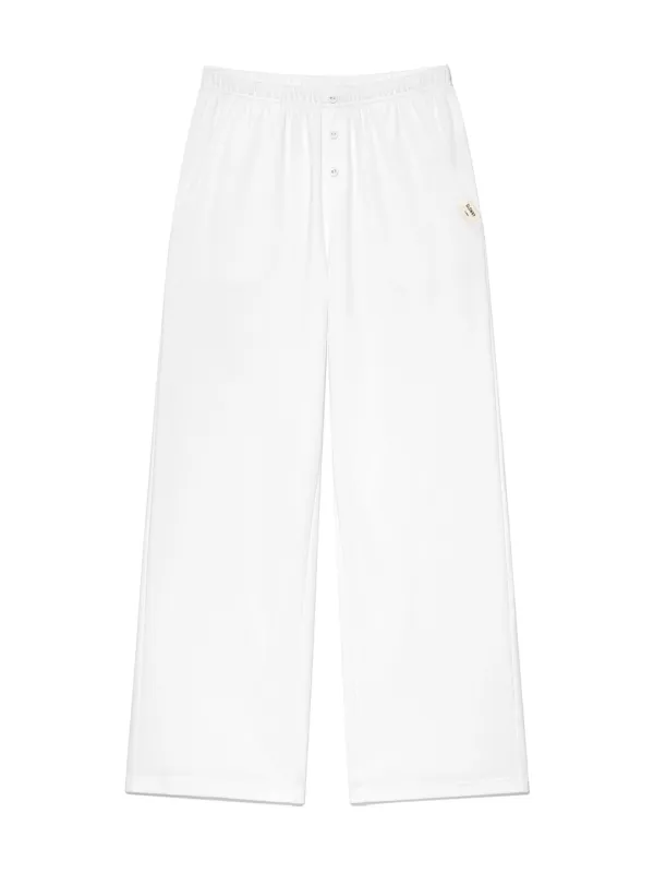 G BUTTON FLY PANTS (WHITE)