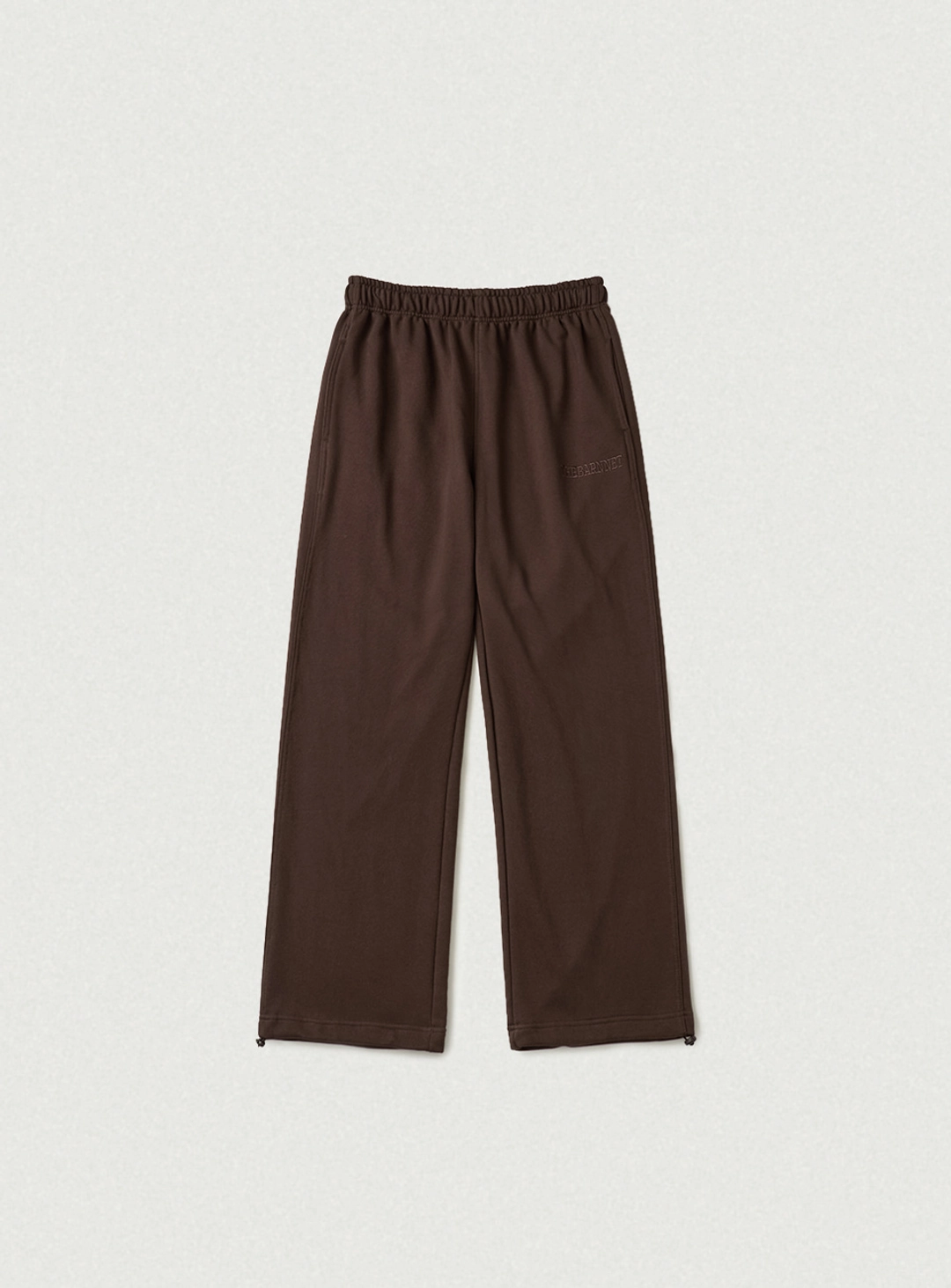 더바넷 Campie Sweat Drawstring Jogger Pants_Brown 상품 이미지 1
