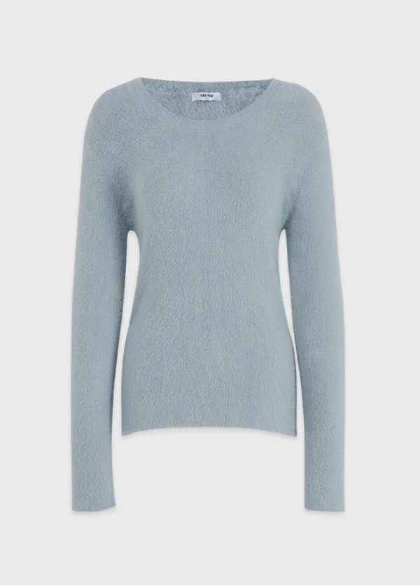  [44-120]  Powdery U-neck Knit  파우더리 유-넥 니트 (겨울-니트-오피스룩-캐주얼룩-데일리룩-겨울코디-데일리니트-이너니트-자체제작) 