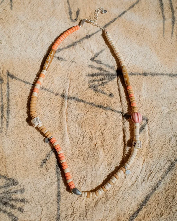 HS x 3,2,1 Partez!_Coral Sunset Necklace