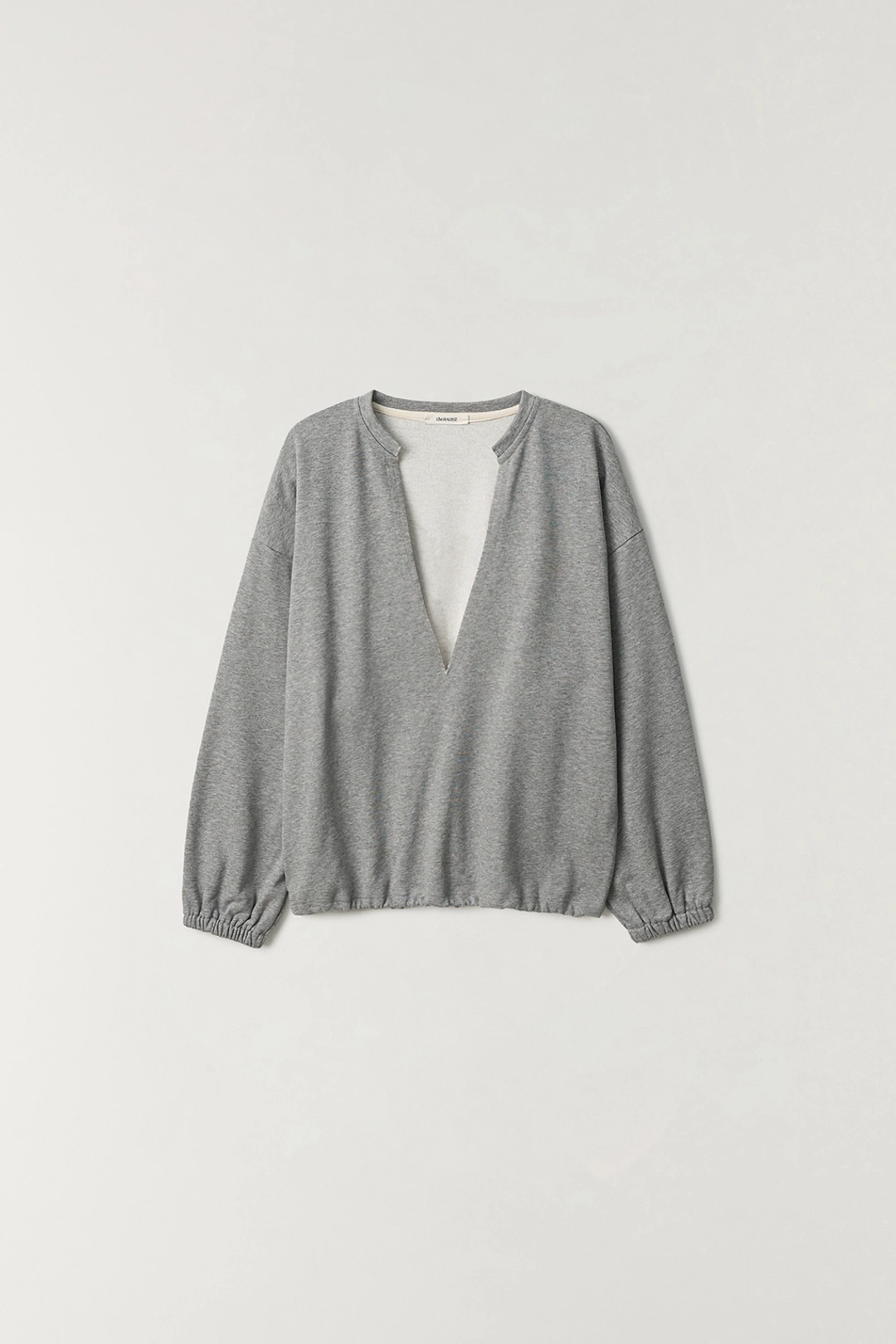 더라우스트 딥-넥 스웻 셔츠 COOL GREY 상품 이미지 1