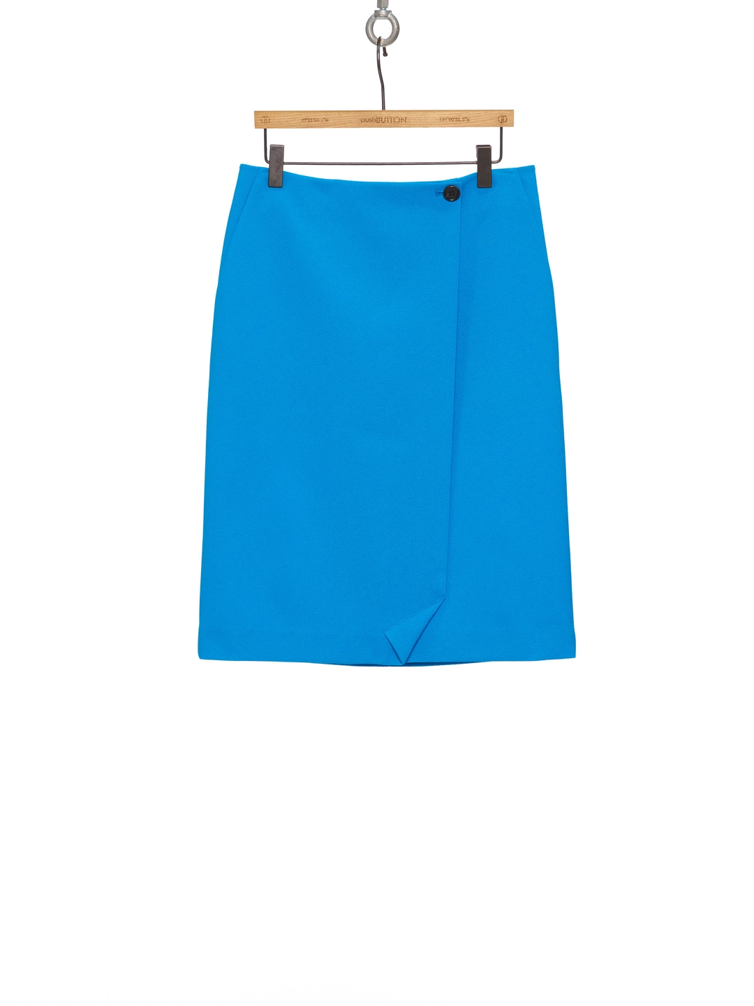 푸쉬버튼 SS26 BLUE WRAP MIDI SKIRT 상품 이미지 1