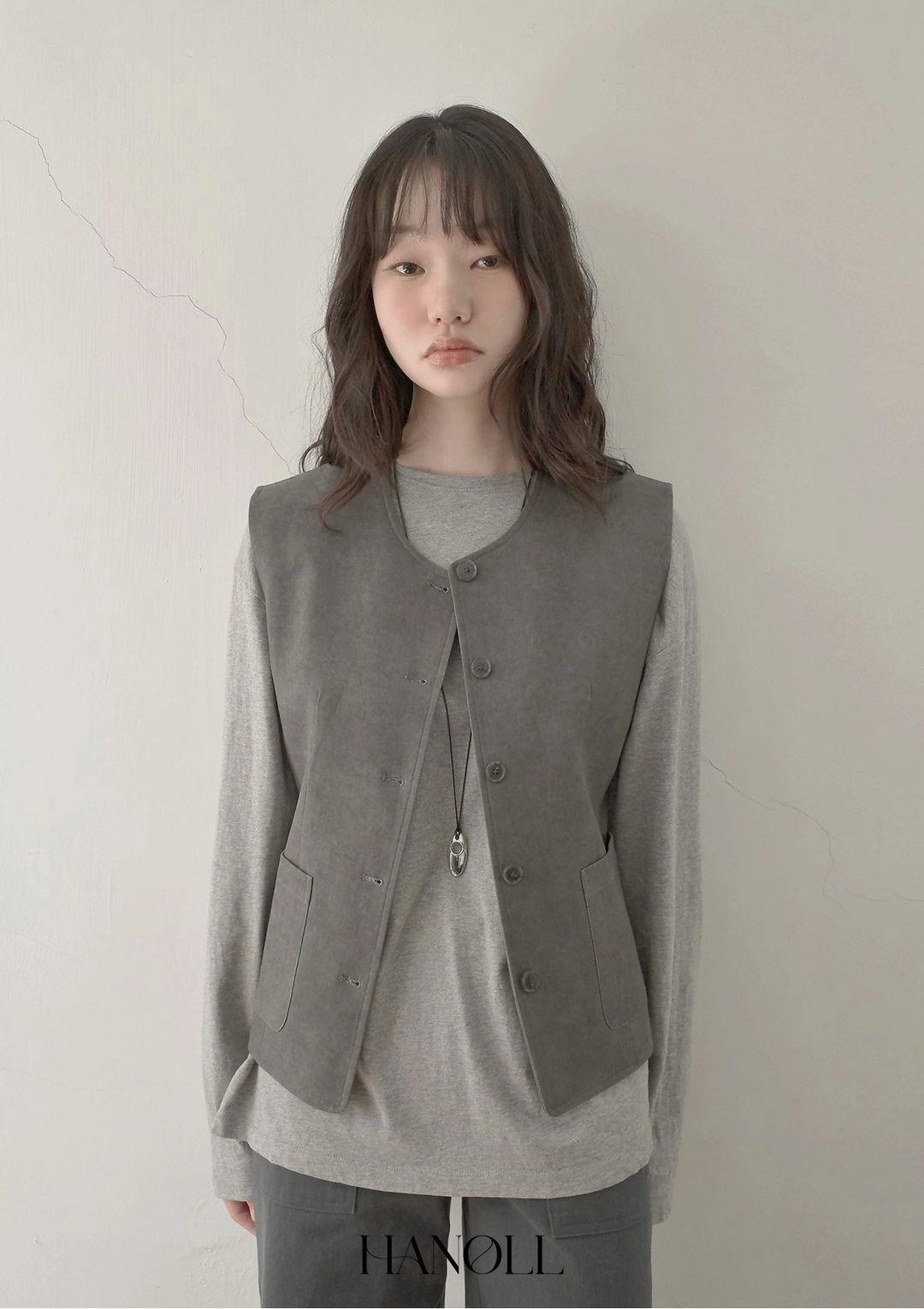 한올 Heritage Vest (Charcoal) 상품 이미지 2