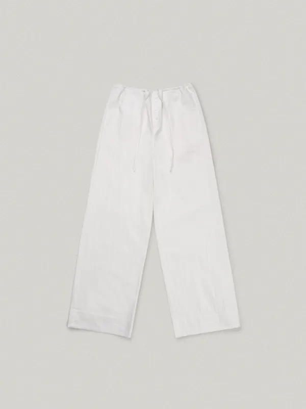 Serene Roll Up Pants - White세린 롤업 팬츠
