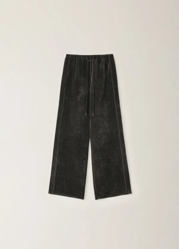 Velvet Stitch Pants - Charcoal