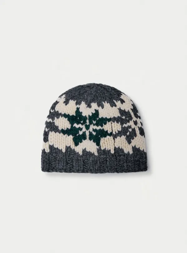 NORDIC WOOL BEANIE(HANDMADE)