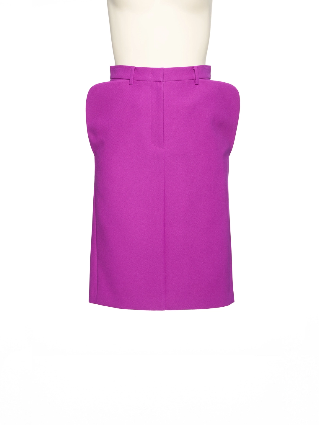 푸쉬버튼 PF26 PURPLE STRUCTURED PANEL SKIRT 상품 이미지 2