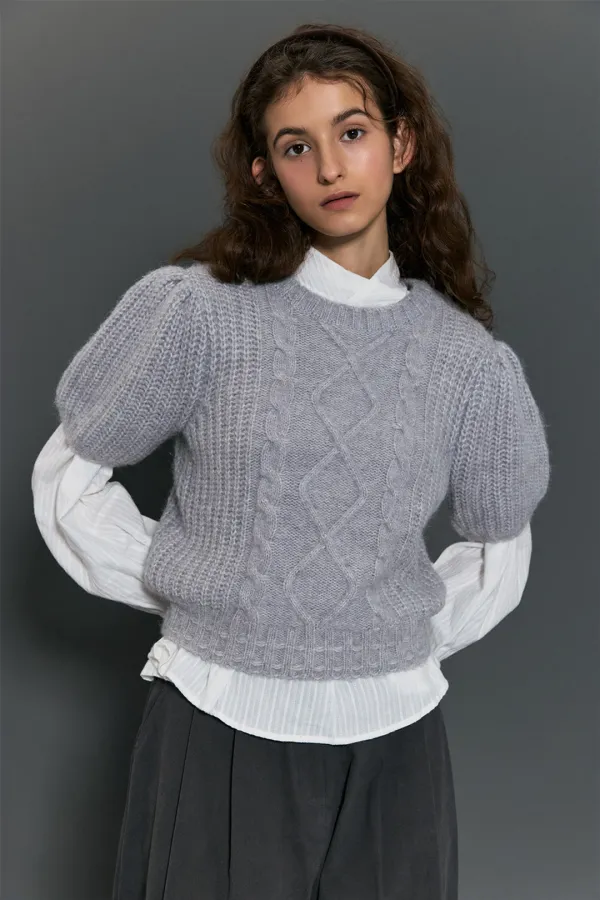 Sofy Knit Top / Grey