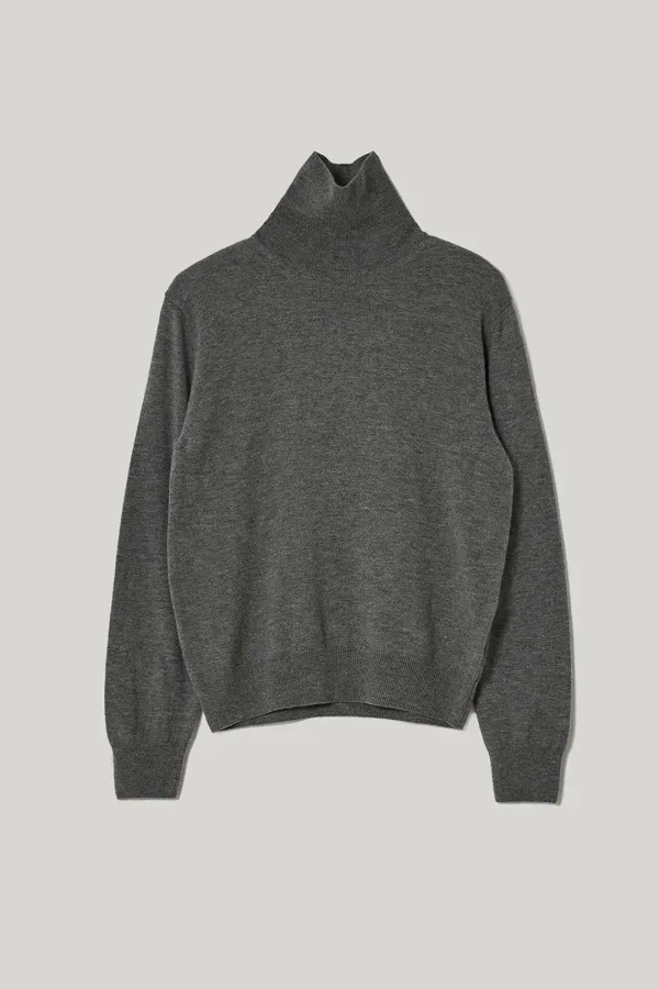 Finley turtle neck sweater (Gray)
