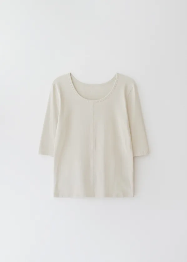 Bien 3/4 sleeve tee (beige)
