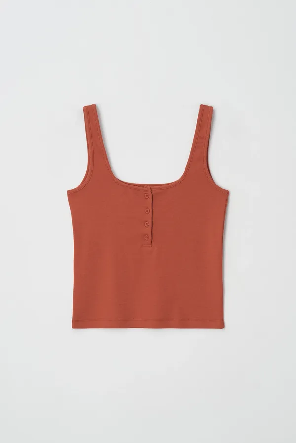 fourb sleeveless - brick