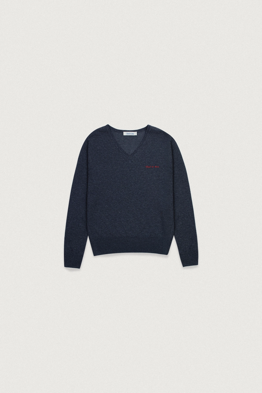 샤드라마 VISCOSE V-NECK KNIT [CHARCOAL] 상품 이미지 1