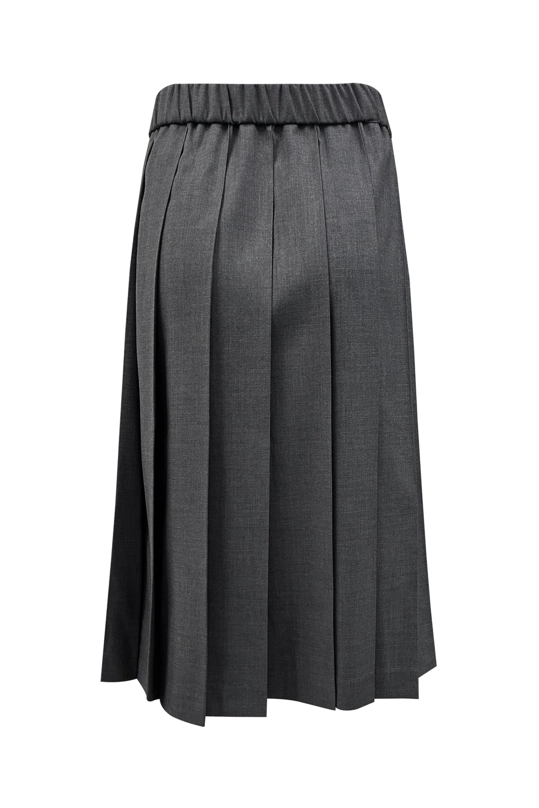 체메씨 BOW LONG PLEATED SKIRT (GRAY) 상품 이미지 3