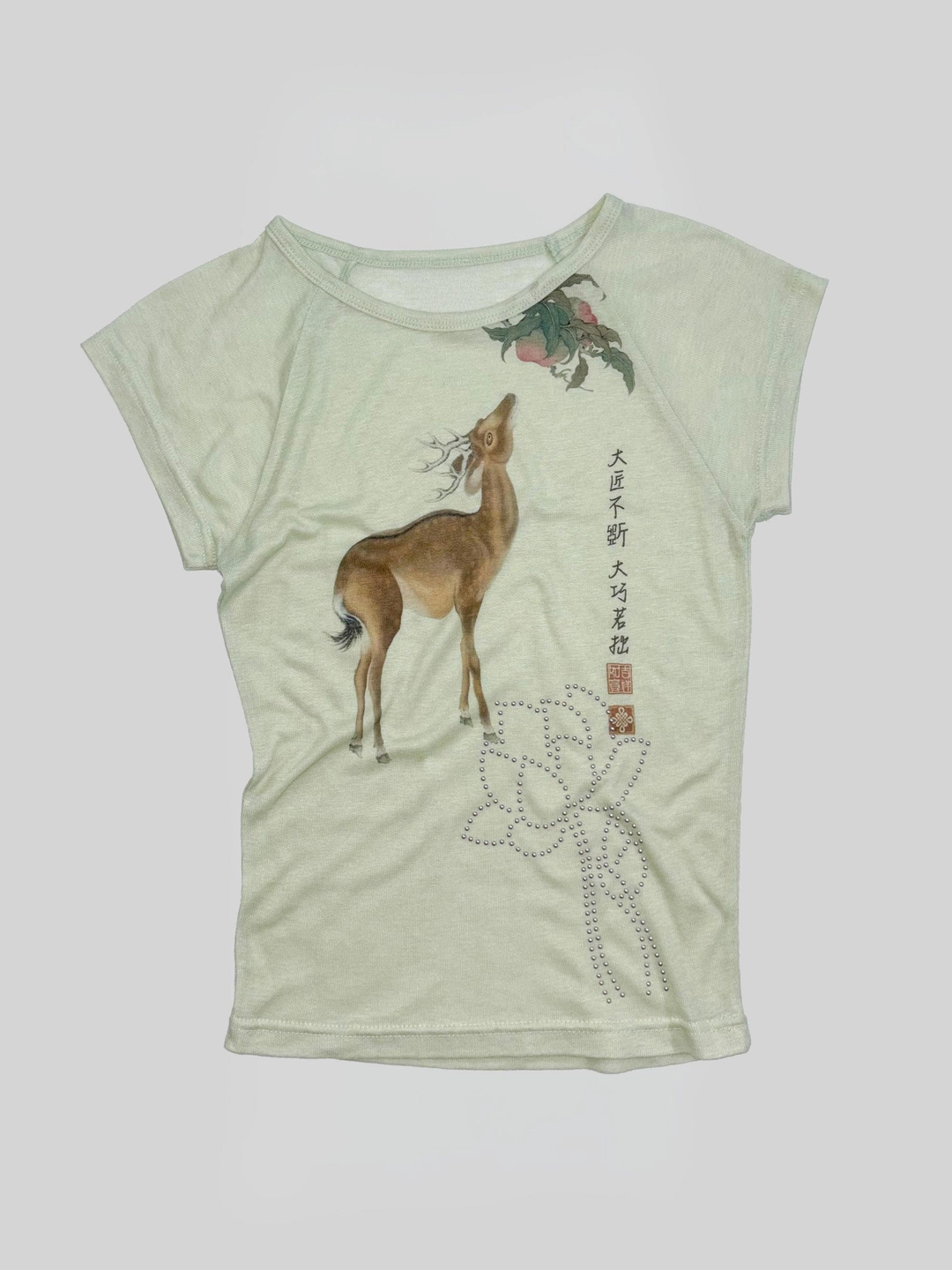 스컬프터 Zen Deer Tee Mint 상품 이미지 1