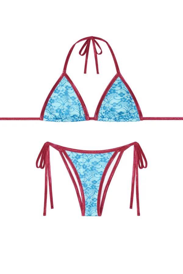 LACE 03 BIKINI (BLUE)