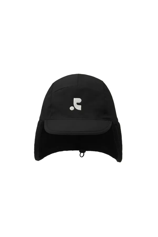 REVERSIBLE TRAPPER HAT - BLACK