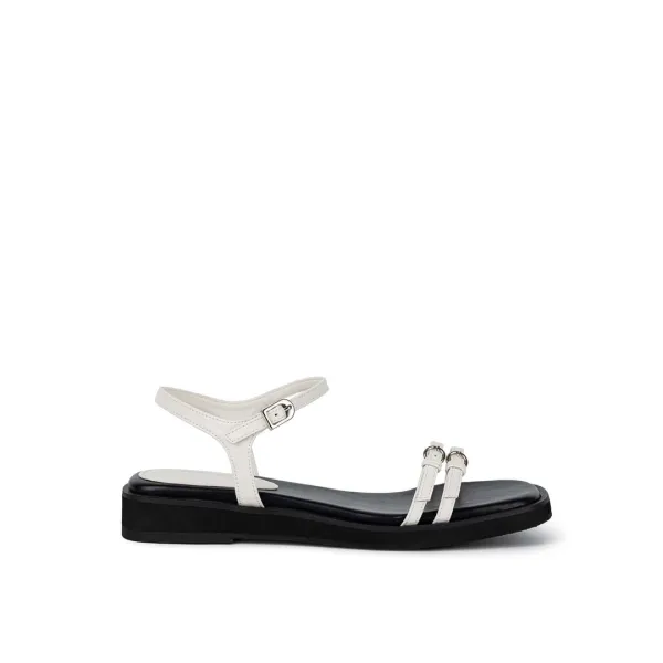 RINA FLAT SANDALS / WHITE