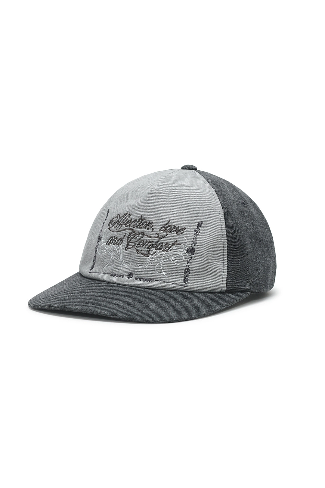 허그유어스킨 Washed ornaments ball cap (Charcoal) 상품 이미지 1