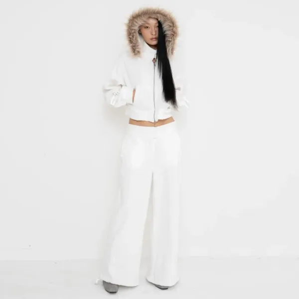 BELTED SWEATPANTS (IVORY)