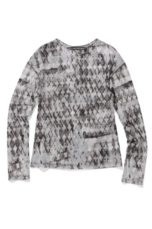 Light Tile Mesh Tee